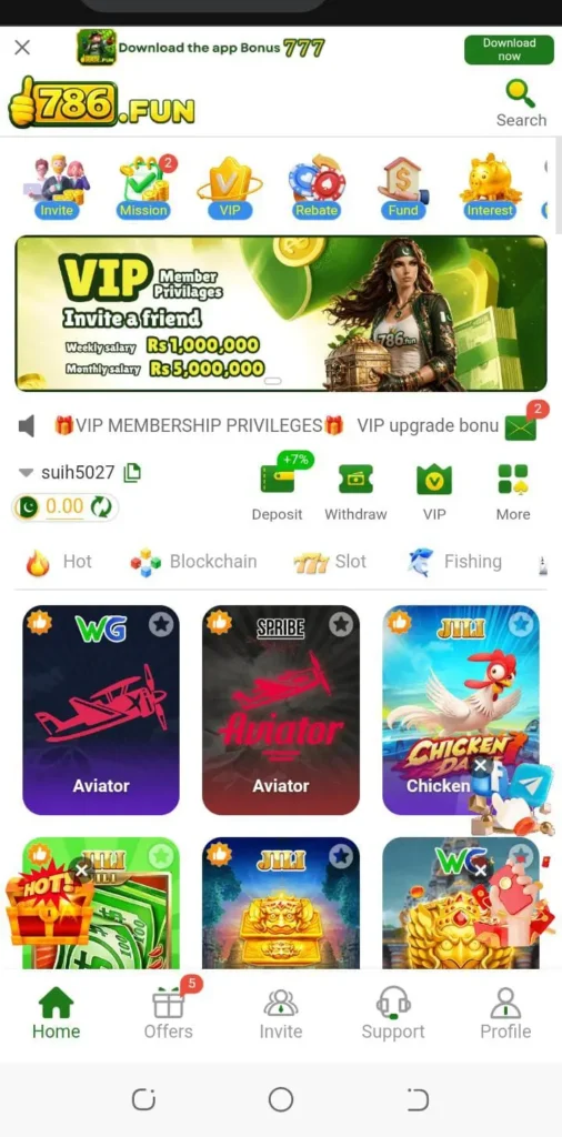 786 FUN game